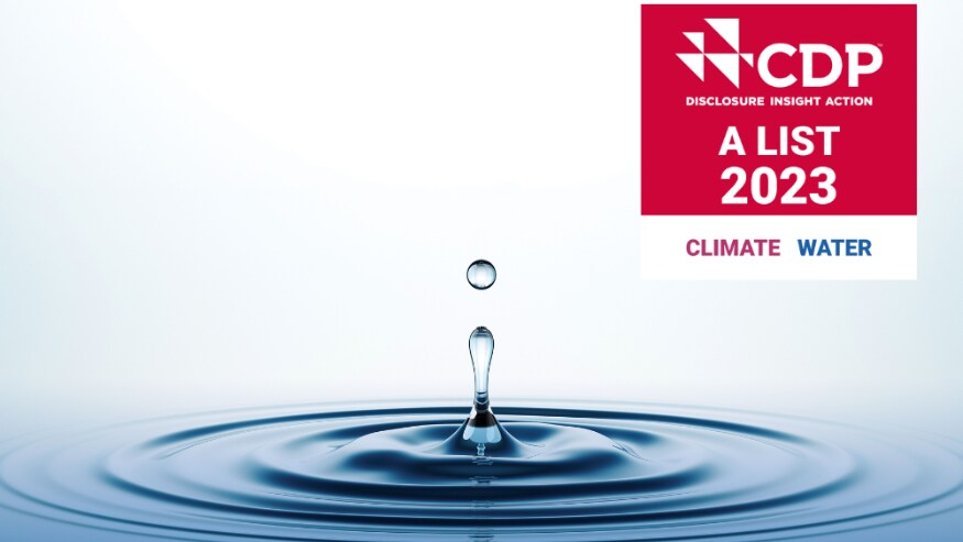 Water and CDP 2023 logo